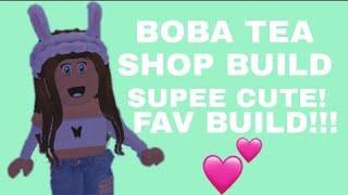 MINT BOBA TEA SHOP SPEEDBUILD AND TOUR IN ADOPT ME