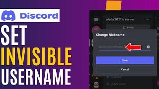 How to Invisible Name on Discord