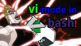 TFW You Learn There's a Vim Mode in Bash...