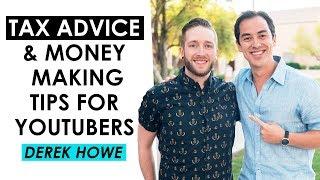 How to Earn More Money on YouTube and Tax Advice for YouTubers —  Derek Howe (Ellify Talent)