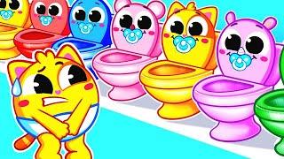 Baby Potty Training | Helpful Habits for Kids | Funny Song For Baby & Nursery Rhymes by Toddler Zoo