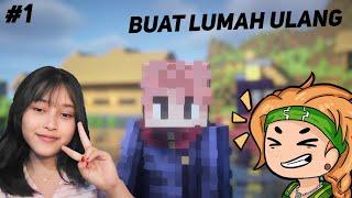 BUAT RUMAH ULANG| MINECRAFT INDONESIA (LIVE)