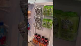 Mini Fridge Restock for my daughters room  #asmr #satisfying #restock #snackbox #restocking