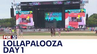 First day of Lollapalooza kicks off in Chicago