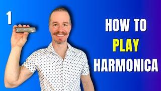 Harmonica Lesson for Beginners - 1 How to Play Harmonica - Piano Man START HERE #harmonica #lesson