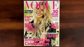 British Vogue October 2009 Sienna Miller, Mick Jagger, Lady Gaga| ASMR Magazine Flip Through