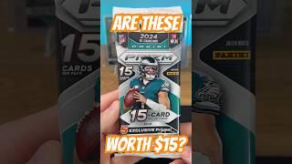 ANY VALUE IN PRIZM VALUE PACKS? Are these worth $15? 2024 Prizm Football! #nfl #footballcards