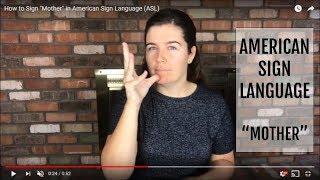 How to Sign "Mother" in Russian Sign Language | Русский Жестовый Язык (PЖЯ) 