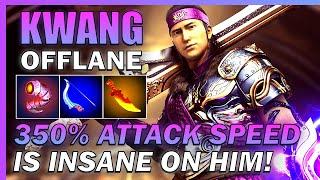 This 350% PHYSICAL ATTACK SPEED BUILD on KWANG is CRACKED! - Predecessor Offlane Gameplay