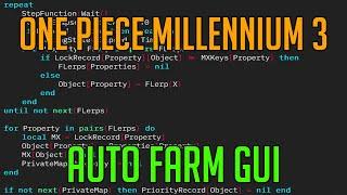 ONE PIECE: MILLENNIUM 3 | HACK/SCRIPT | AUTO FARM, ONE SHOT, KILL AURA & MORE!