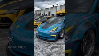 Tuning tesla model 3 #tesla #model3 #tuning #car тесла обвесы тюнинг