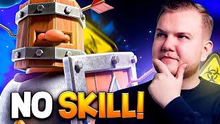 NO SKILL RECRUITS DECK BEATS EVERYONE IN CLASH ROYALE!