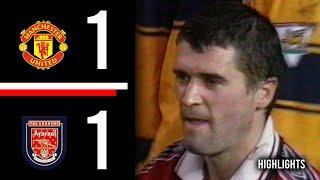 Manchester United v Arsenal | Andy Cole Earns United a Point | Highlights | 1998/1999