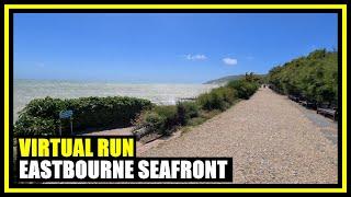 Virtual running video for treadmill - Eastbourne seafront virtual run with ambient sounds