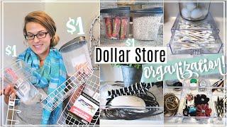 DOLLAR STORE ORGANIZATION IDEAS | ORGANIZING ON A BUDGET