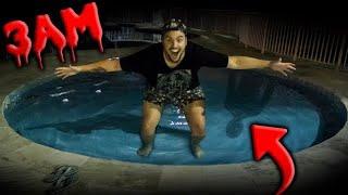 NUNCA ENTRE NA PISCINA ÀS 3H DA MADRUGADA !! [REUPLOAD]
