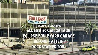Gta 5 Online. Purchasing The Eclipse Boulevard 50 Car Garage Old To New, Rockstar Editor