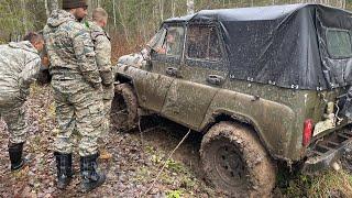 Крайний off-road в 24 году, порвали мосты на УАЗе, нива снова не смогла