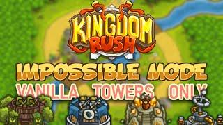 Can You Beat the Kingdom Rush Impossible Mod with Vanilla Towers Only?