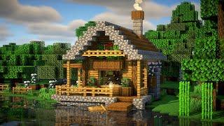 Minecraft | How To Build a Starter House Near the Water