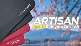 NEW ARTISAN MOUSEPADS | Key83 (Rokkaku) & Hayate Otsu V2 Review