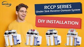 iSpring RCCP Series RO System with Booster Pump DIY Installation | Step by Step