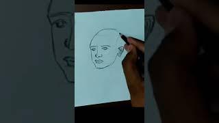 Face Drawing Tricks #shorts