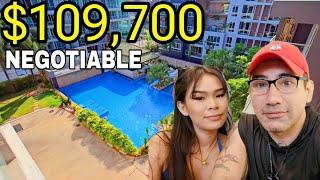 LARGE Condo For ONLY $109,700 In Pattaya Thailand