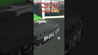 Going police car place #shorts #automobile