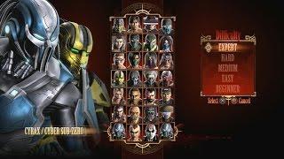 Mortal Kombat 9 - Expert Tag Ladder (Cyrax & Cyber Sub-Zero/3 Rounds/No Losses)