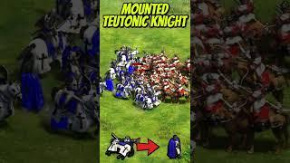 Mounted Teutonic Knight (AoE2) #Shorts