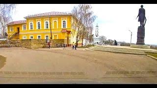 Driving out of Yelabuga (Alabuga) town 2016 Russia