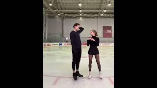 Vasilisa Kaganovskaya and Maxim Nekrasov after training camp #figureskating