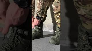 Шкіряні берці UZMK Prometey зі вставками Cordura олива #army #military #fashion