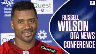 Russell Wilson on Jaxson Dart's talent and Giants' goals for the season