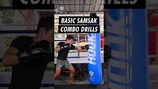 Basic Samsak Combo Drills - Hook Fight Gear