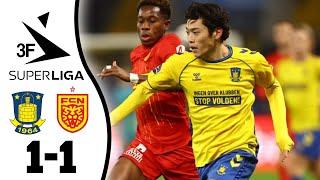 Brøndby - FC Nordsjælland 1-1 Highlights 3F Superliga