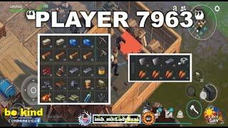 "PLAYER 7963" using small box to block | NO C4 need - Last Day On Earth: Survival