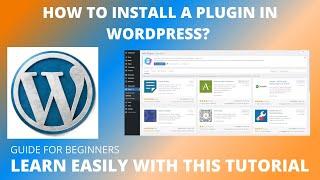 how to install plugin in wordpress | wordpress tutorial to install plugin