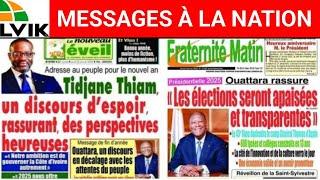 ANALYSE ET DÉCRYPTAGE COMPARÉES DES MESSAGES À LA NATION DES LEADERS POLITIQUES