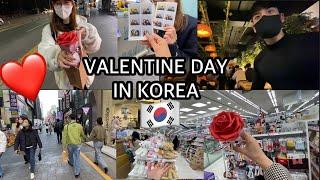 VALENTINE DAY IN KOREA ️ | Shopping  + date 