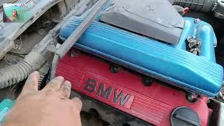 How to replace Gasket of the cylinder head cover on BMW 3 E36. Fix oil leaking under the gaskets.