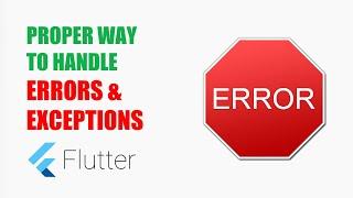 #Google's Flutter Tutorial - Proper Error & Exception Handling (coderzheaven.com)