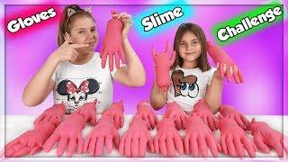 GLOVES SLIME CHALLENGE !