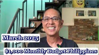 $1,000 Monthly Budget in the Philippines