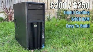 Easy £200 ($250) Gaming PC Build With 64GB RAM and Liquid Cooling!