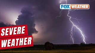 Severe Storms To Plow Across Central Plains On Track Toward Chicago On Wednesday