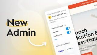 Brand New Admin for Book Like A Boss