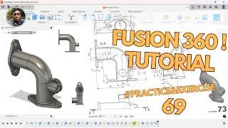 FROM DRAWING INTO REALITY OBJECT IN FUSION 360 | PRACTICE 69