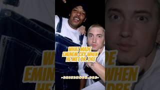 Do you know what made Eminem cry when he met Dr. Dre？#eminem #celebrity #rap